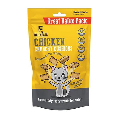 Rosewood Crunchy Chicken Cushions Value Pack 200g - Ormskirk Pets