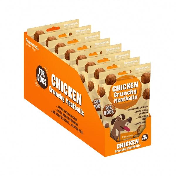 Rosewood Chicken Crunchy Meatballs for Dogs 140g - Ormskirk Pets