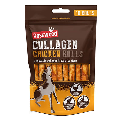 Rosewood Collagen 10pc Rolls 70g Chicken