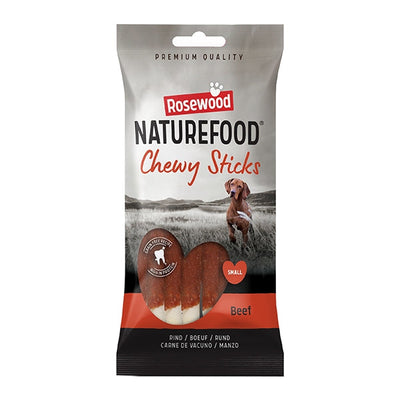 Rosewood Naturefood Chewy Sticks Beef - Small 8pc72g