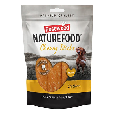 Rosewood Naturefood Chewy Sticks Chicken - Medium 4pc 100g