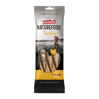 Rosewood Naturefood Twisters Chicken - Large 3 pc 210g