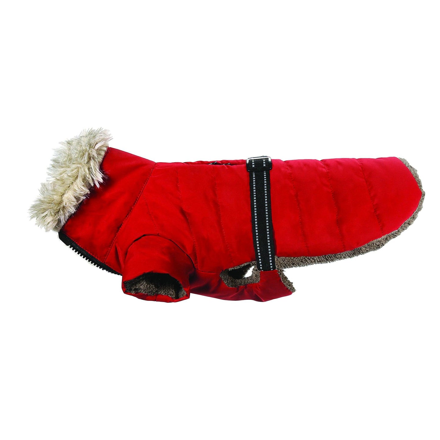 NEW LUXURY Happy Pet Sherpa Winter Coat Cranberry Dog Puppy Coat - Ormskirk Pets