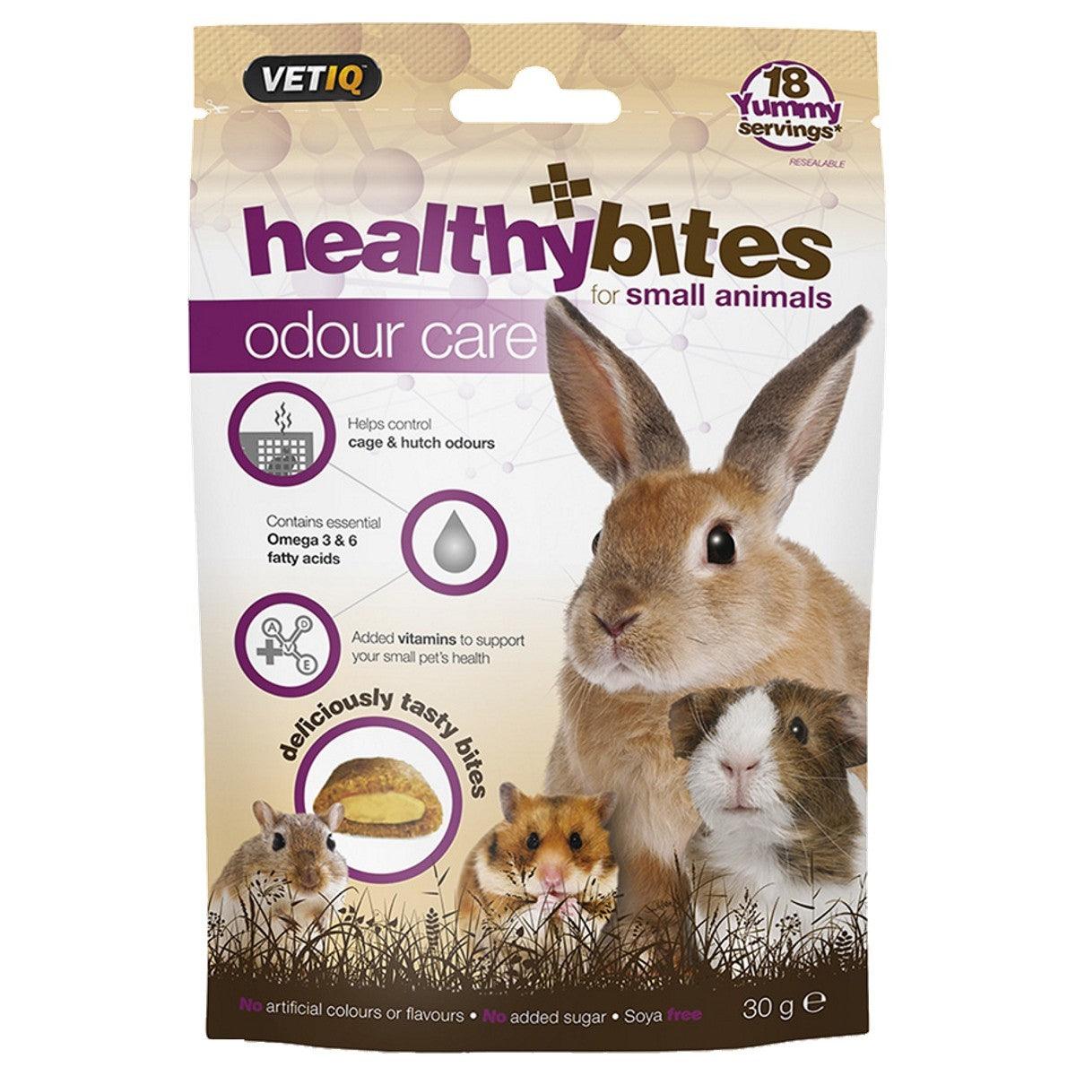 VETIQ Healthy Bites Odour Care Small Animal Treats 30g - Ormskirk Pets