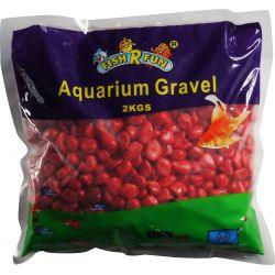 Fish 'R' Fun Aquarium Gravel Red 2kg - Ormskirk Pets