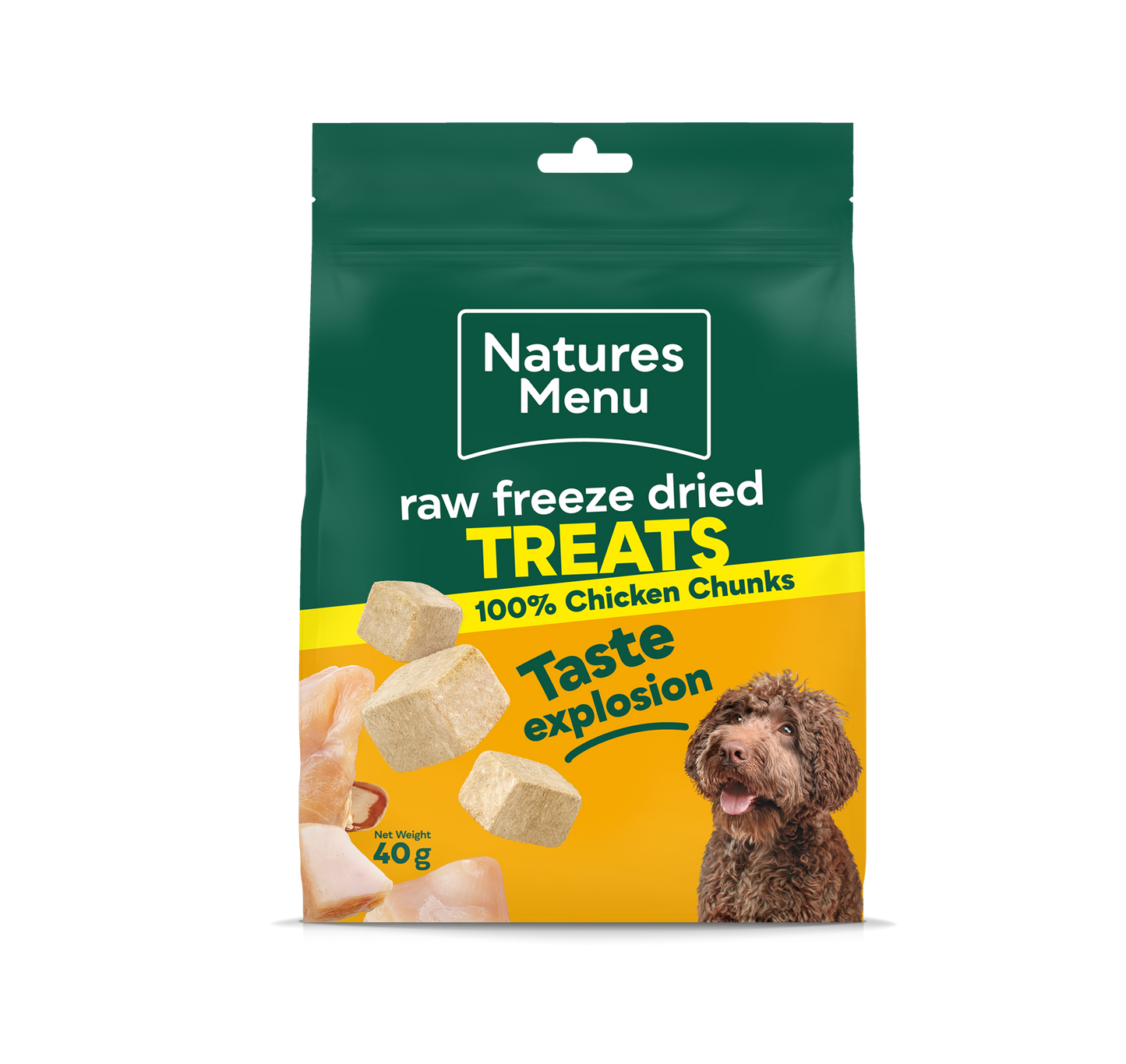 Natures Menu Freeze Dried Chicken Chunks 40g