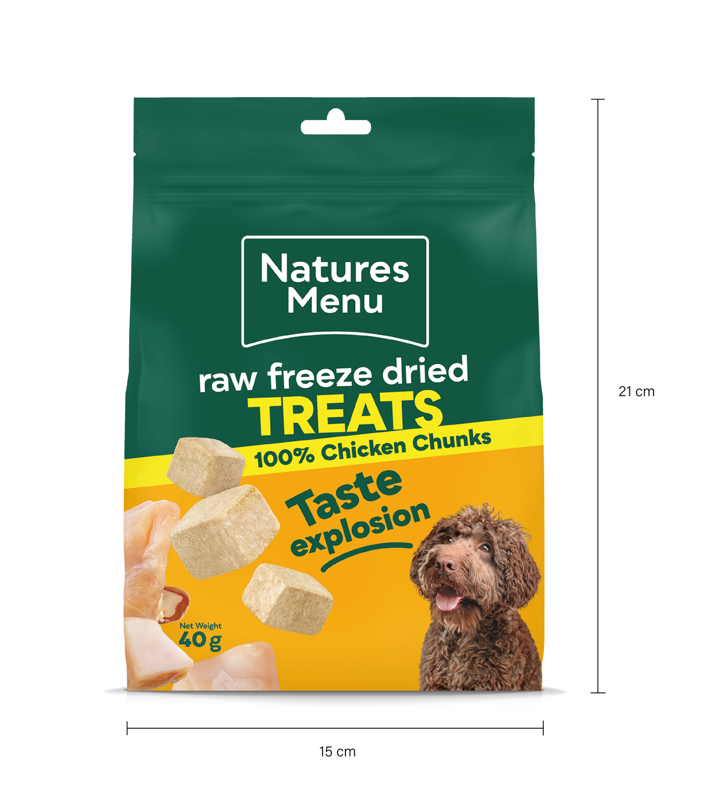 Natures Menu Freeze Dried Chicken Chunks 40g