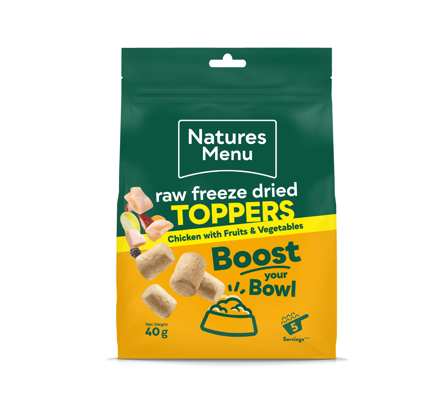 Natures Menu Freeze Dried Chicken Toppers 40g