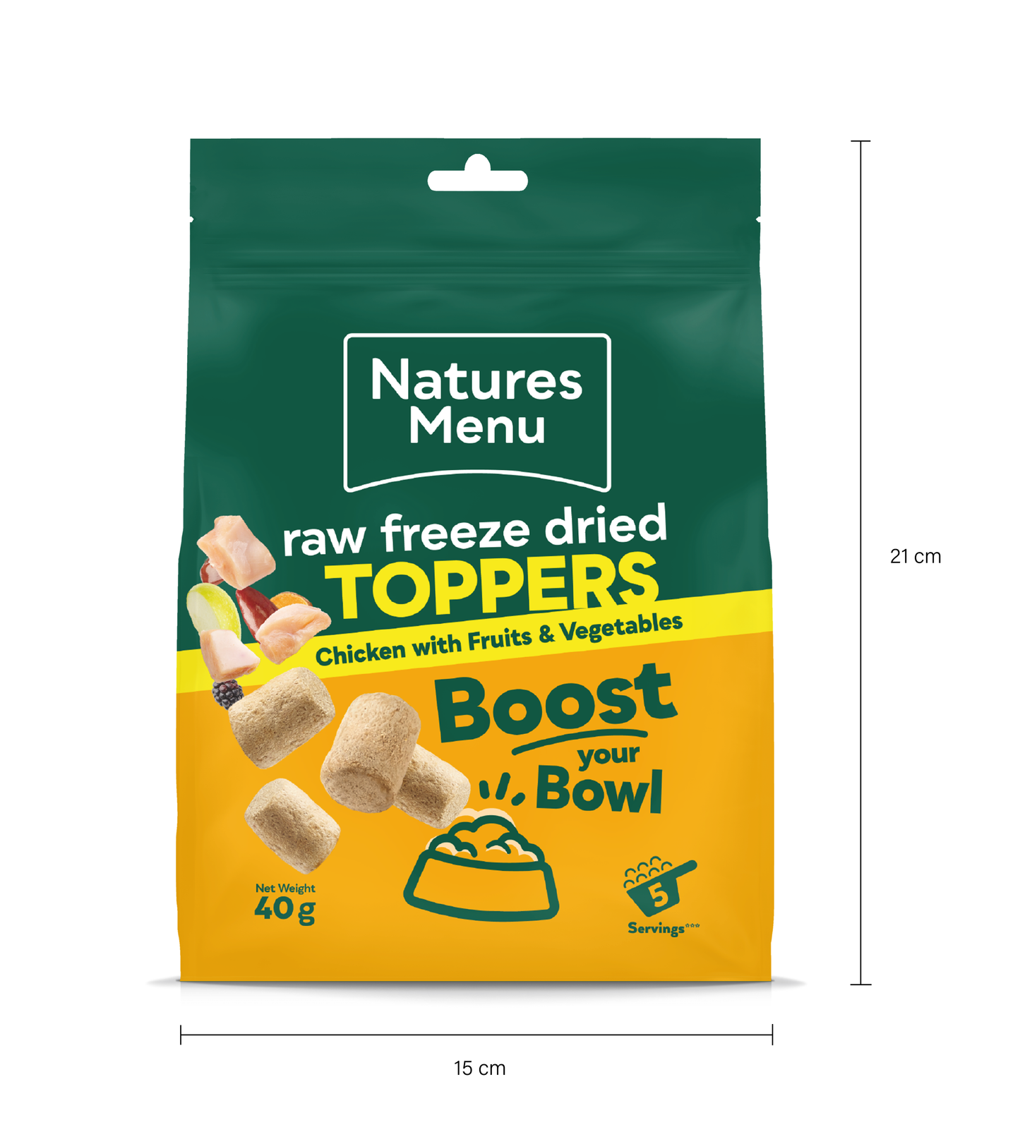 Natures Menu Freeze Dried Chicken Toppers 40g