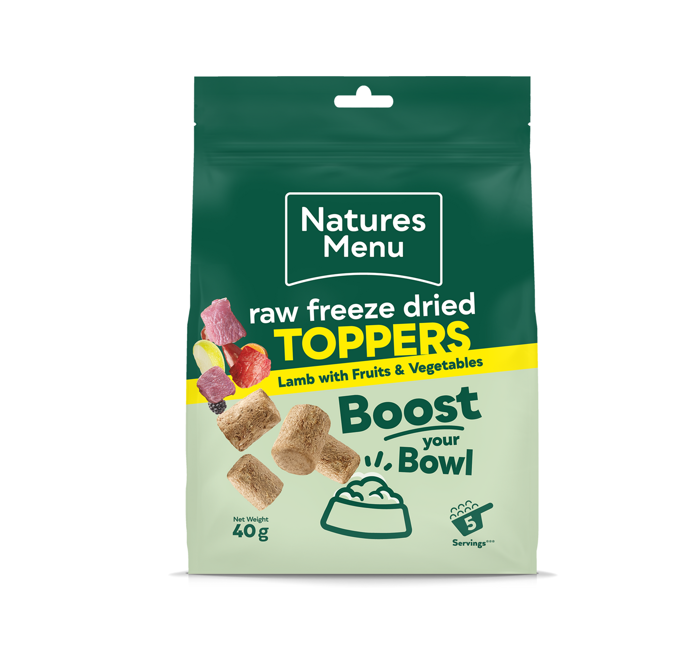 Natures Menu Freeze Dried Lamb Toppers 40g