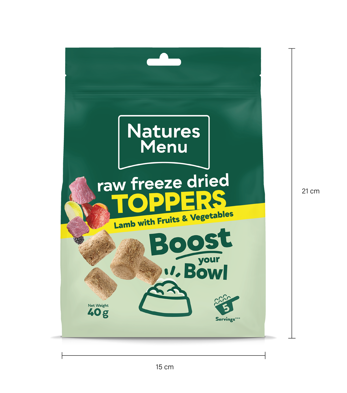 Natures Menu Freeze Dried Lamb Toppers 40g