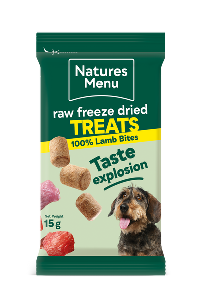 Natures Menu Freeze Dried Lamb Meat Bites 15g