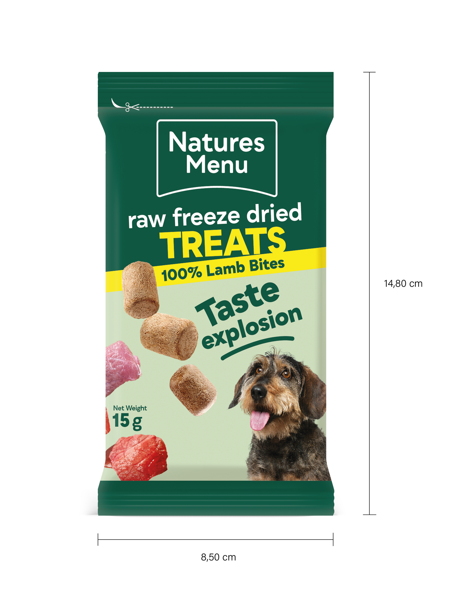 Natures Menu Freeze Dried Lamb Meat Bites 15g