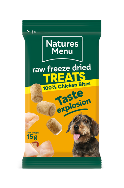 Natures Menu Freeze Dried Chicken Meat Bites 15g