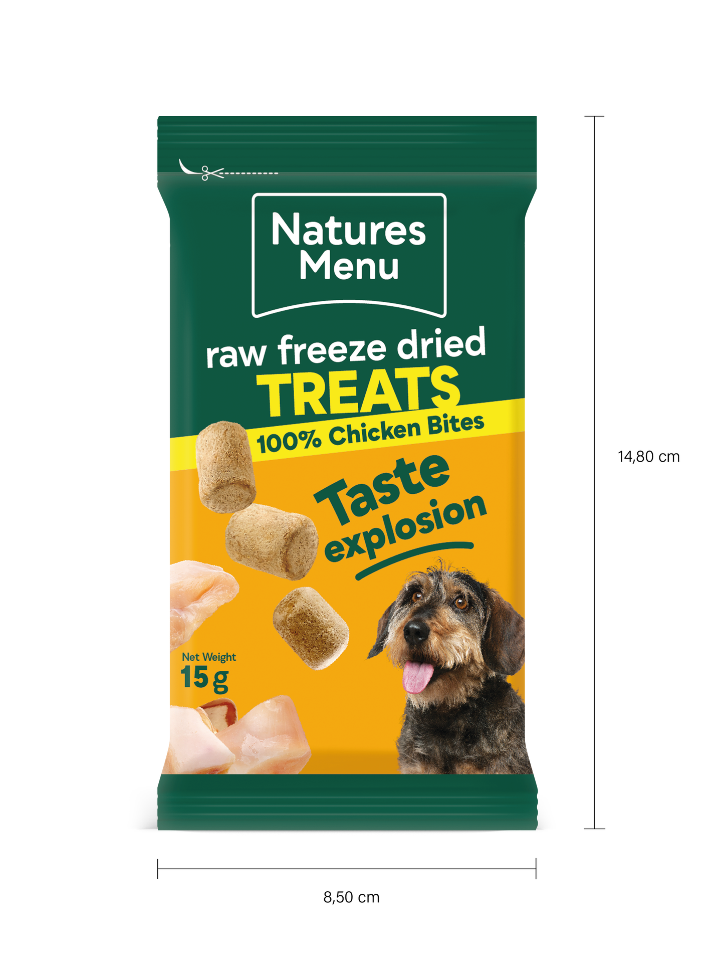 Natures Menu Freeze Dried Chicken Meat Bites 15g