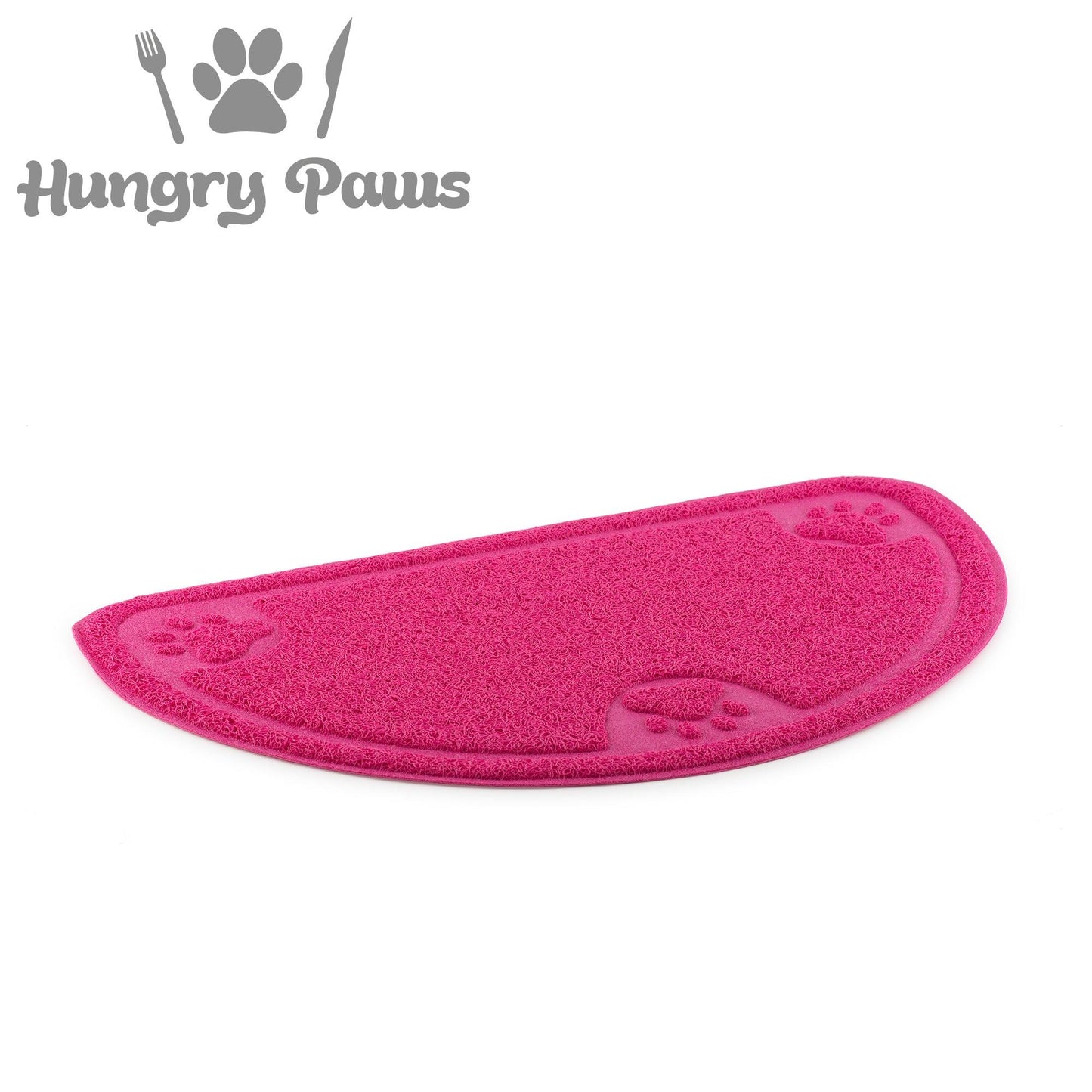 Ancol D-Shape Feeding Mat Pink