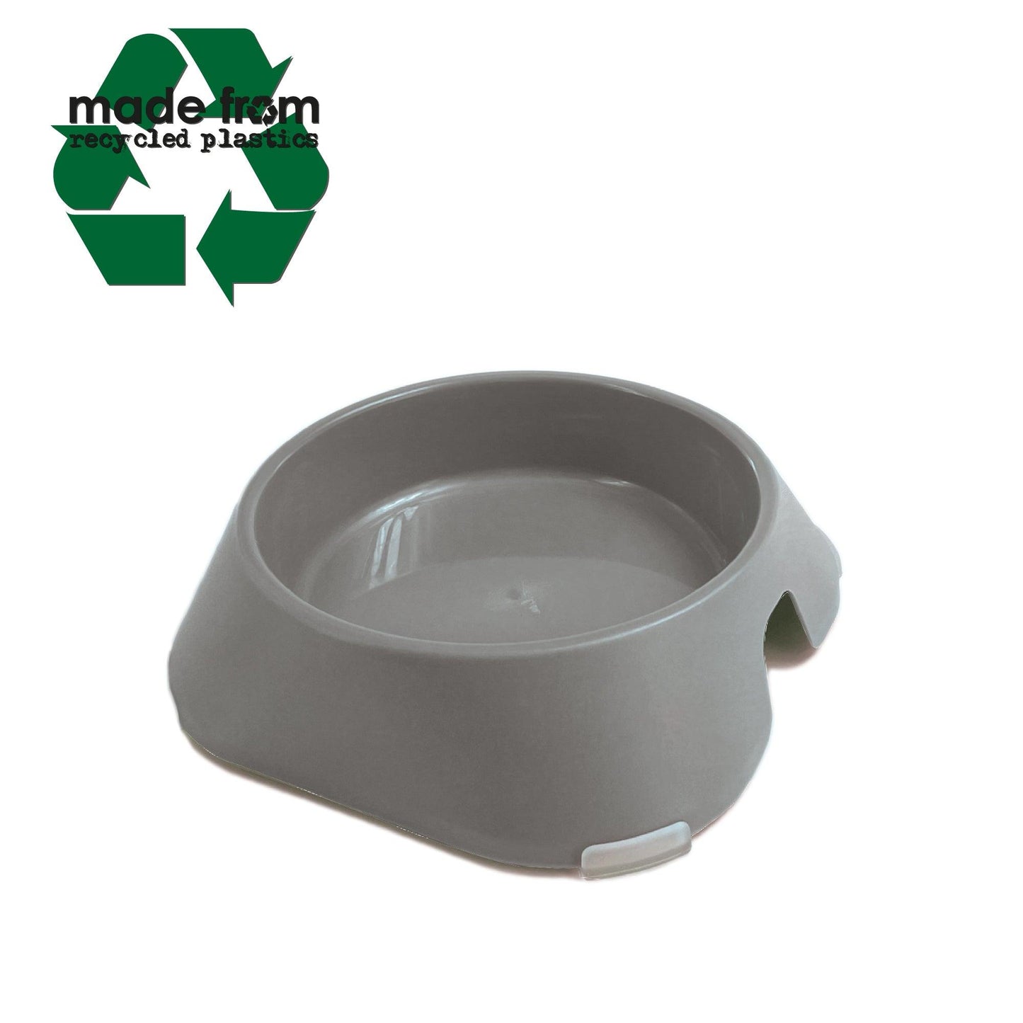 Ancol Made From 200ml Non slip bowl Grey