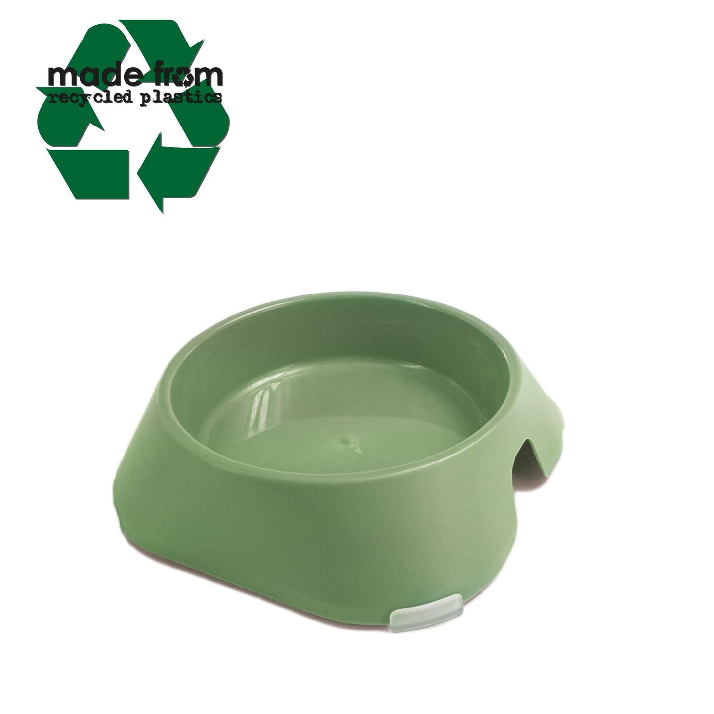 Ancol Made From 200ml Non slip bowl Green