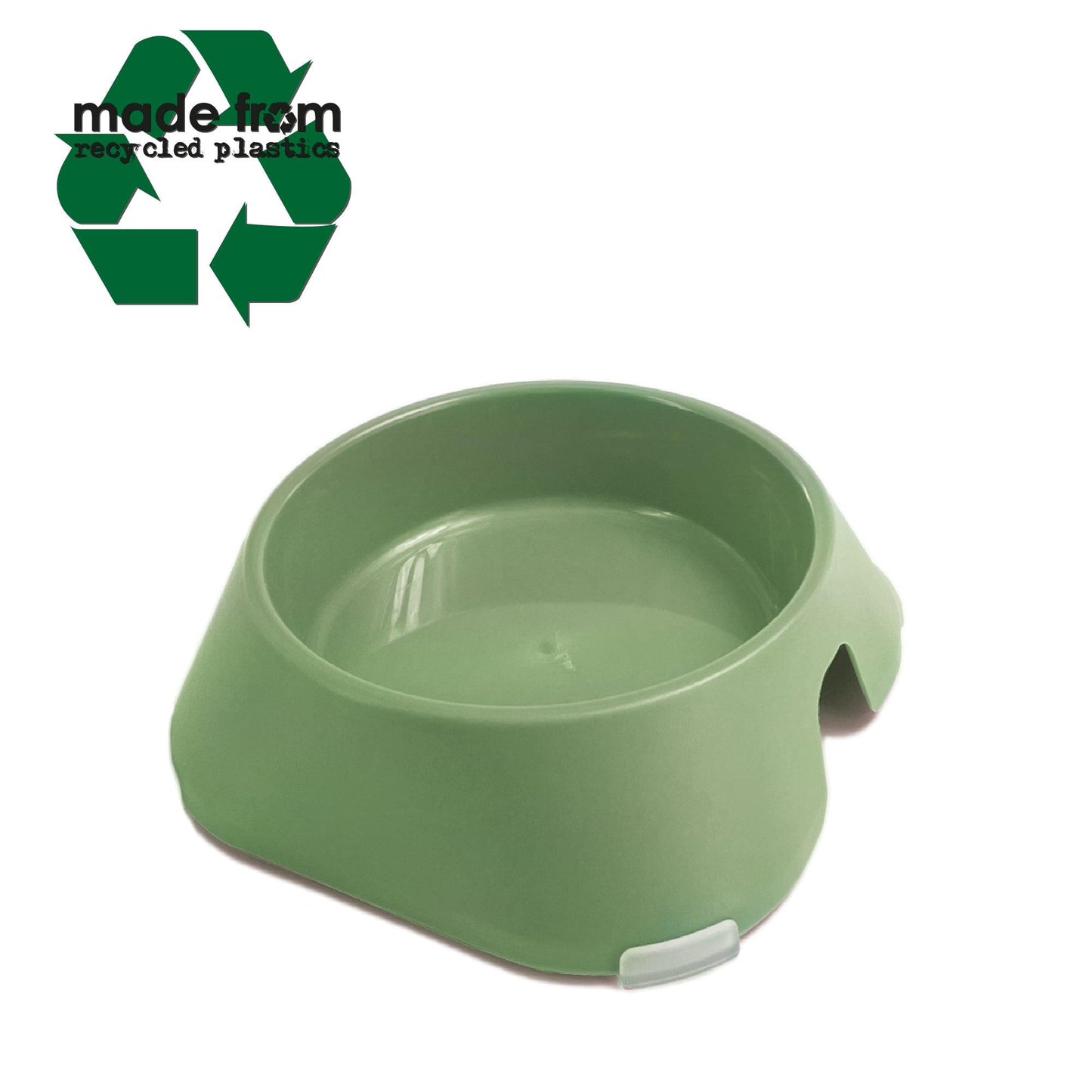 Ancol Made From 400ml Non slip bowl Green