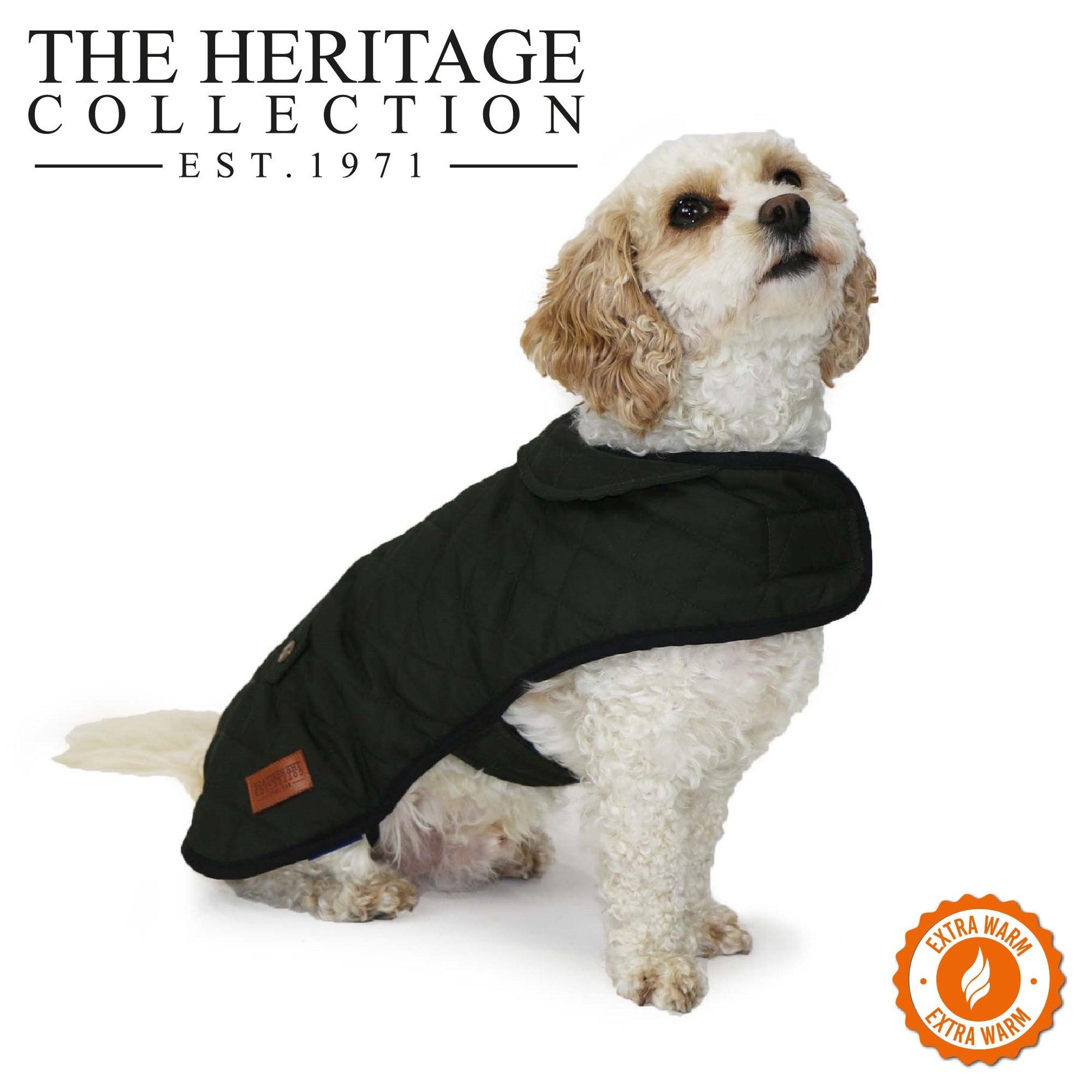 Ancol Heritage Quilted Blanket Coat 35cm S/M - Ormskirk Pets