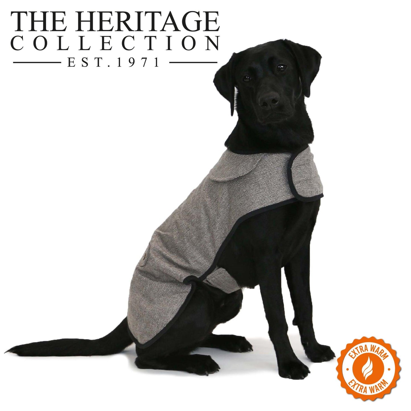 Ancol Heritage Brown Herringbone Coat 60cm XL - Ormskirk Pets