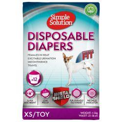 Simple Solution Disposable Diapers X-Small/Toy xs/toy - Ormskirk Pets