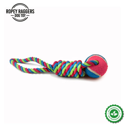 Ancol Ropey Ragger Ball Coil Tugger - Ormskirk Pets