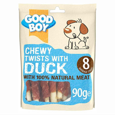 Good Boy Pawsley Deli Chewy Twists Duck 90g Buy 10 and save! - Ormskirk Pets