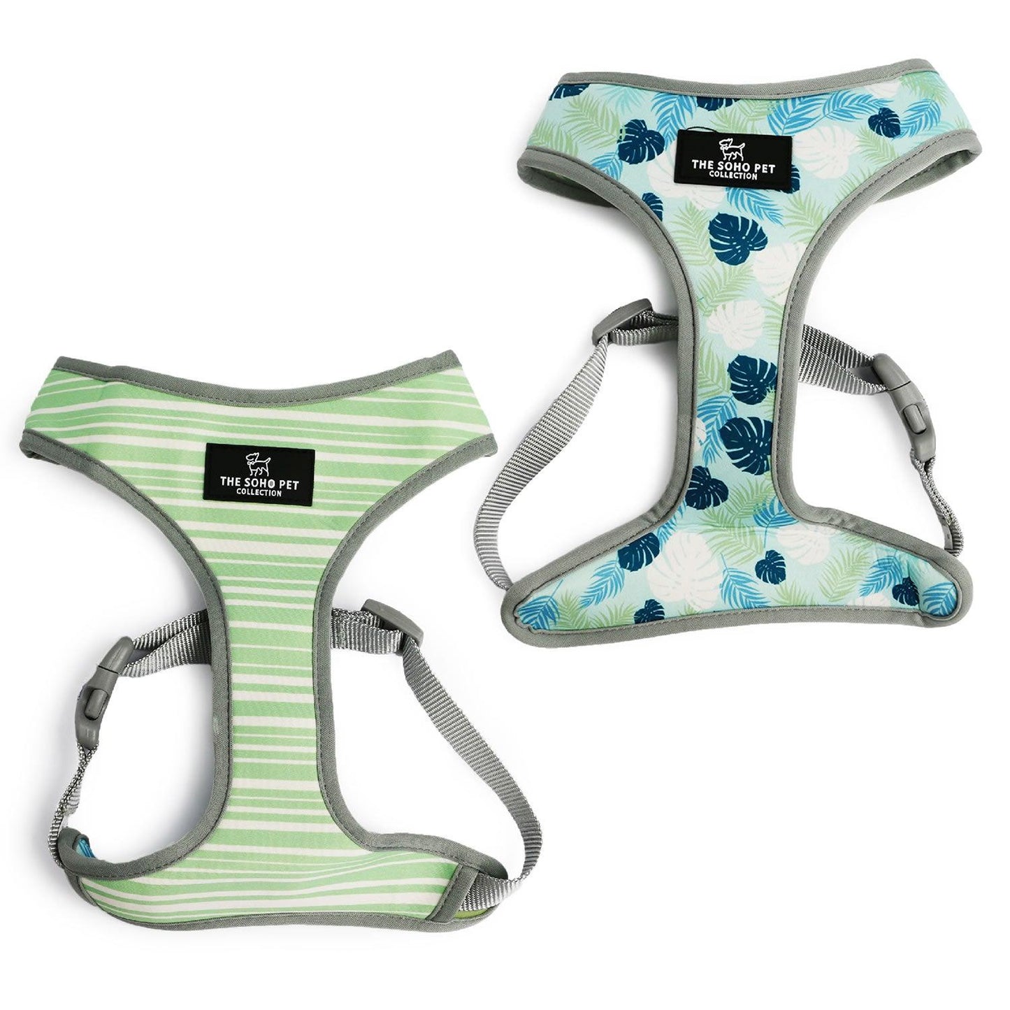 Ancol Soho Pet Harness Stripe/Leaf Xsmall (23 - 38cm) - Ormskirk Pets