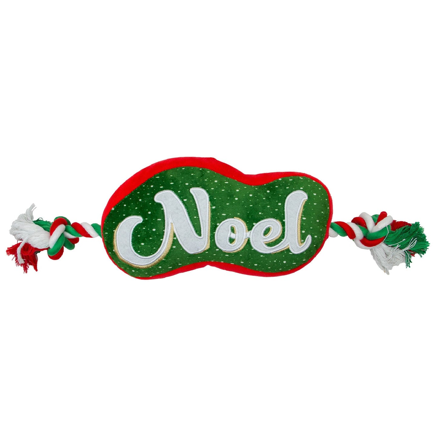 ANCOL NOEL ROPE TUGGER CHRISTMAS DOG TOY