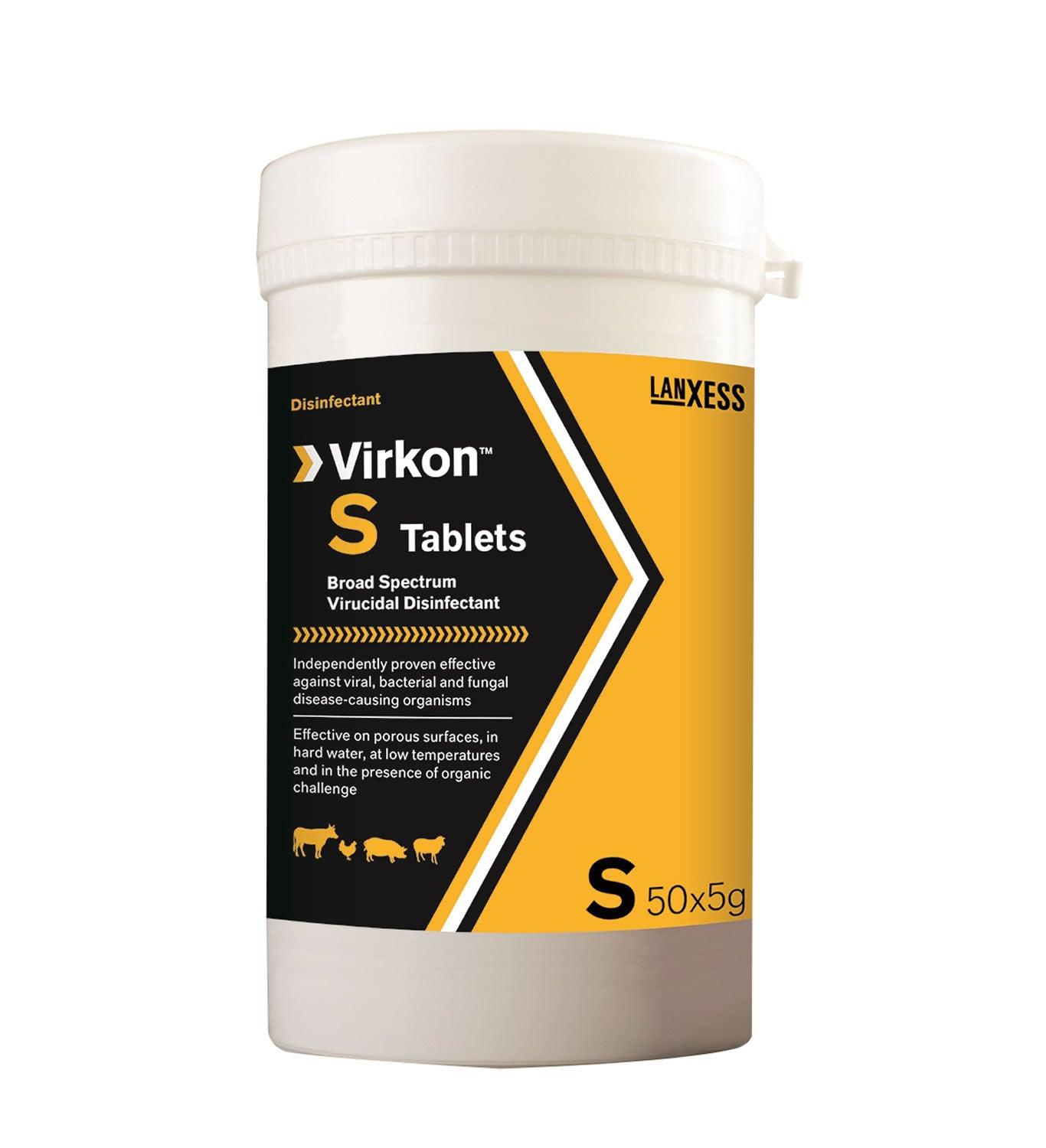 Virkon S Tablets 12 x 50 x 5g - Ormskirk Pets