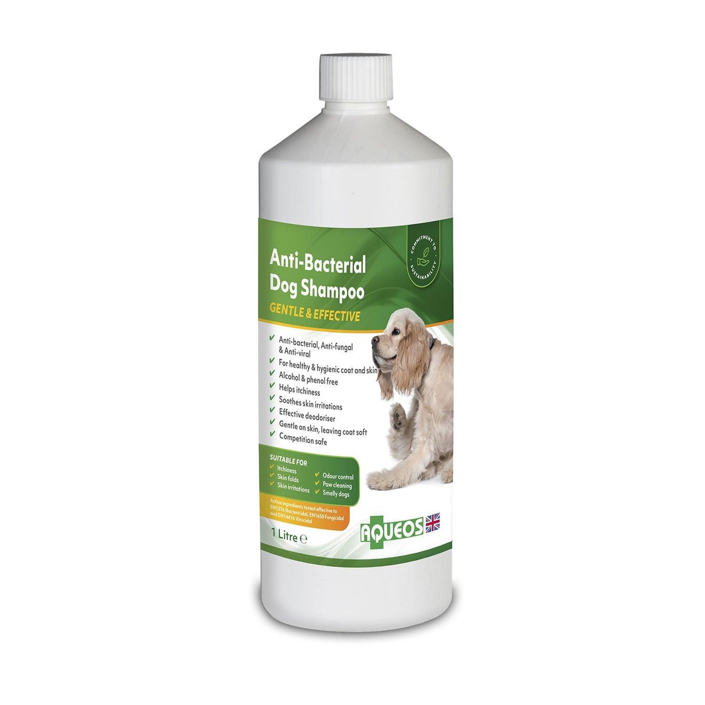 AQUEOS ANTI-BACTERIAL DOG SHAMPOO - Ormskirk Pets