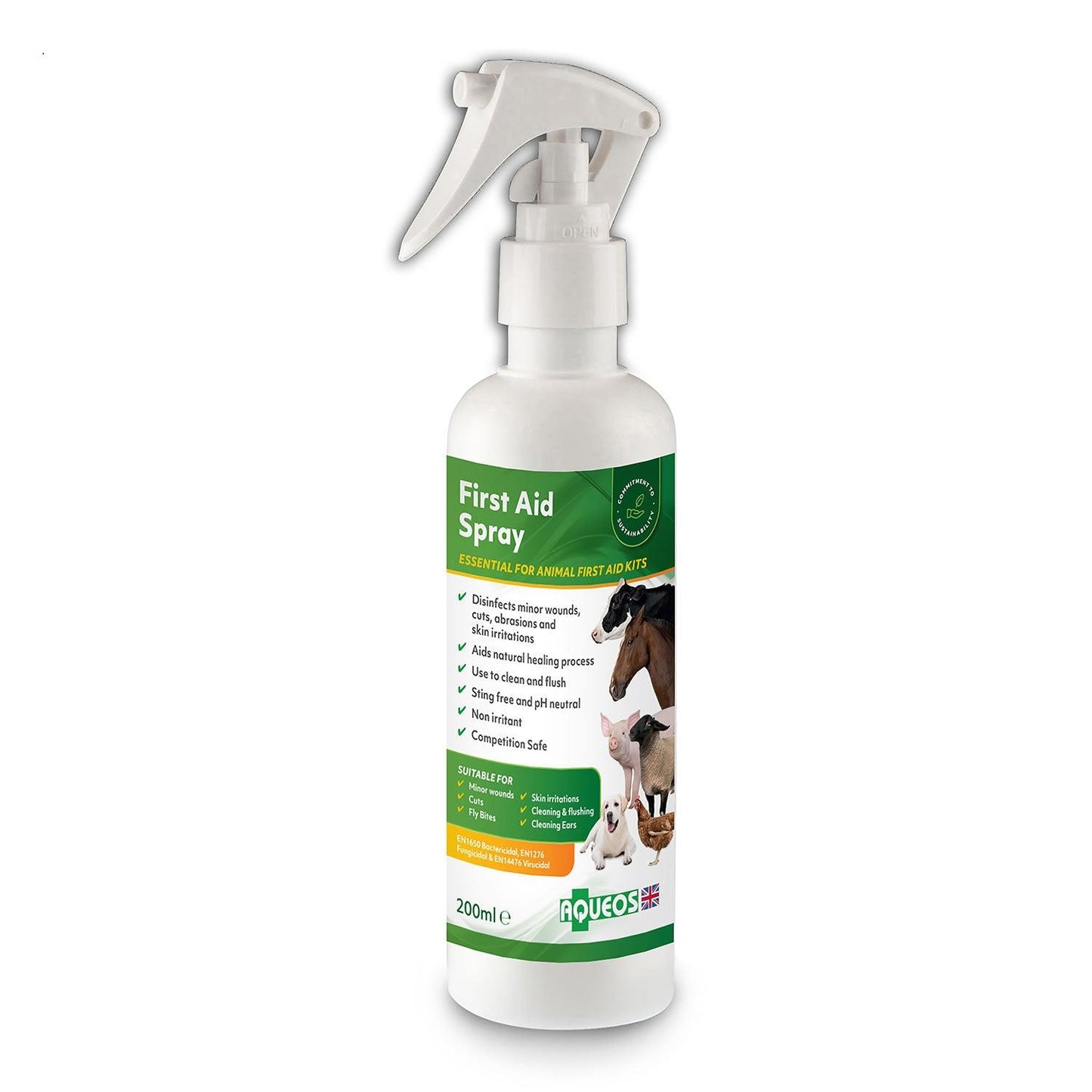 AQUEOS FIRST AID SPRAY 200 ML - Ormskirk Pets