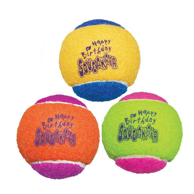 KONG Squeakair Birthday Ball x 3 - Ormskirk Pets