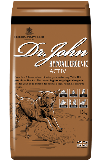 Dr John Hypoallergenic Activ, 15kg - Ormskirk Pets