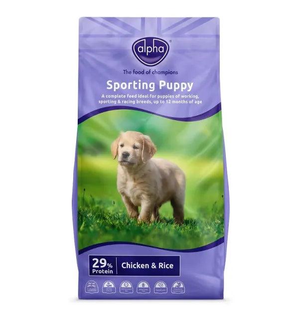 Alpha Sporting Puppy 15kg - Ormskirk Pets