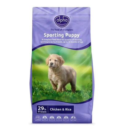 Alpha Sporting Puppy 15kg - Ormskirk Pets