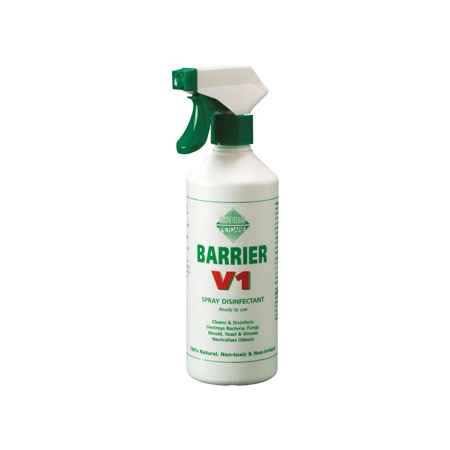 Barrier V1 Spray Disinfectant 500ml - Ormskirk Pets