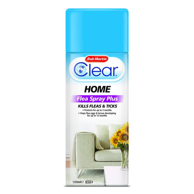 Bob Martin Clear Home Flea Spray Plus 500ml - Ormskirk Pets