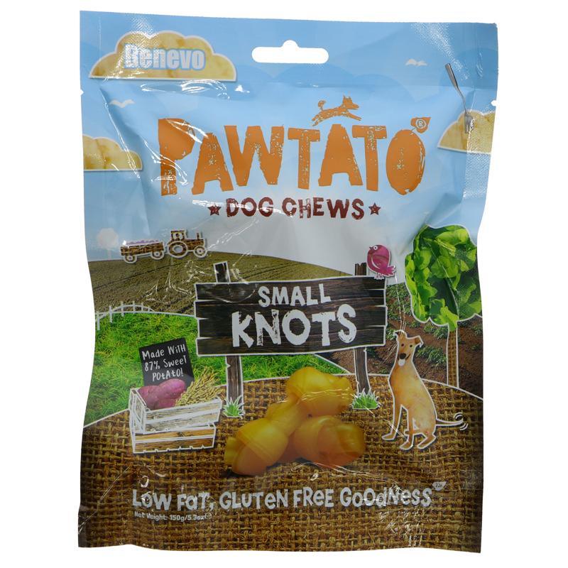 Benevo Vegan Pawtato Knots - Small 150g - Ormskirk Pets