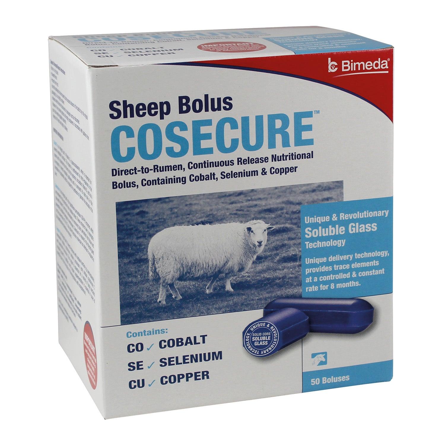 Bimeda Cosecure Sheep Bolus 50 Pack - Ormskirk Pets