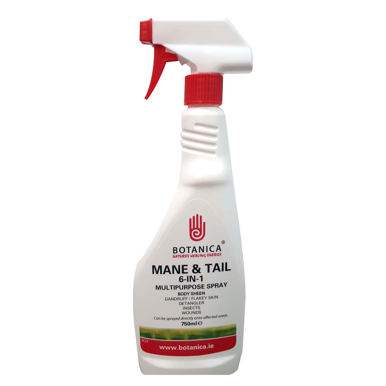 Botanica 6-In-1 Mane & Tail Spray 750ml - Ormskirk Pets