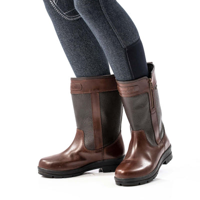 Brogini Abruzzo Mid-Calf Country Boot 37 (4.5) Brown - Ormskirk Pets