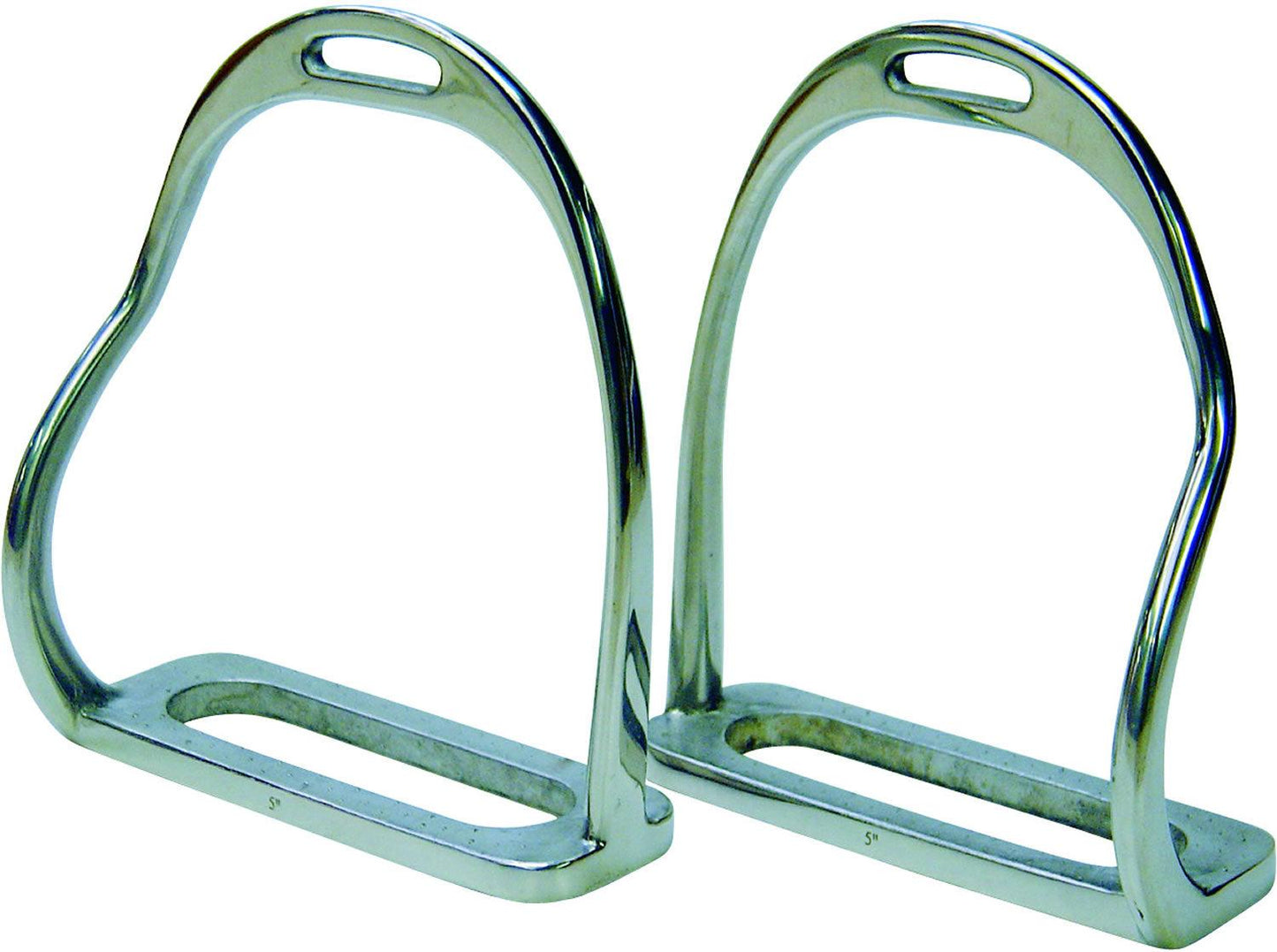 Bitz Stirrups Bent Leg Safety 4.5" (115mm)