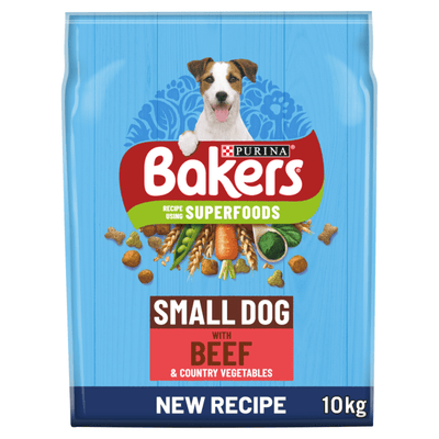 Bakers Small Dog Food Beef & Veg 10Kg - Ormskirk Pets