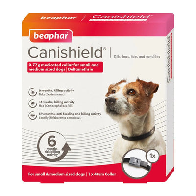 Beaphar Canishield Flea Collar S/M 48CM - Ormskirk Pets