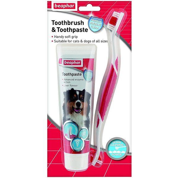 Beaphar Toothbrush & Toothpaste Pack - Ormskirk Pets