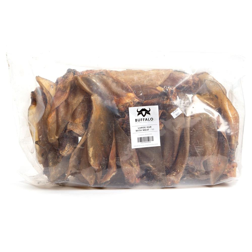 Buffalo Ear & Meat Large 50 Pieces - Ormskirk Pets