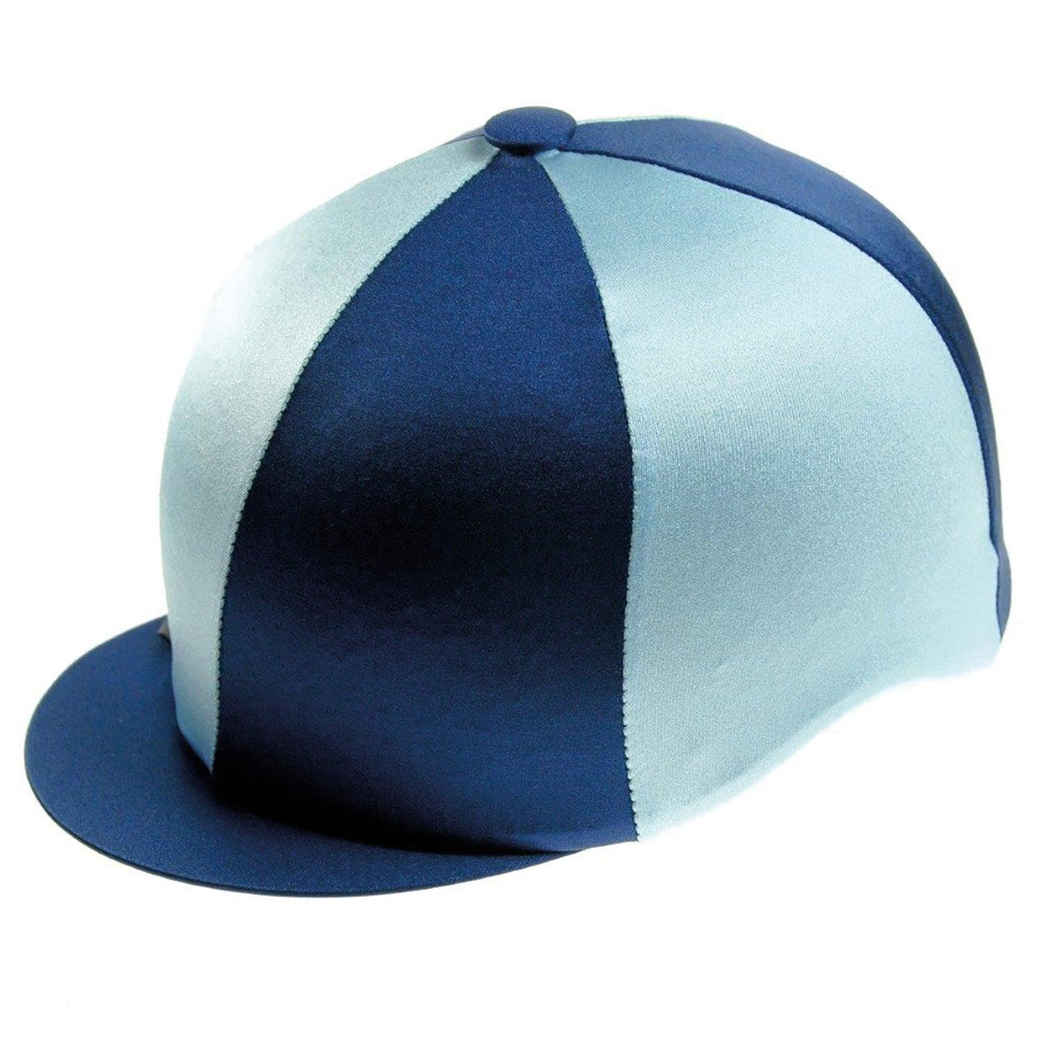 Capz Two-Tone Cap Cover Lycra Navy/Pale Blue - Ormskirk Pets