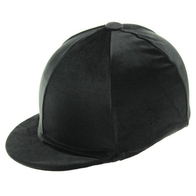 Capz Plain Cap Cover Velour Black - Ormskirk Pets